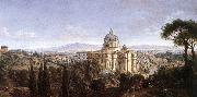 WITTEL, Caspar Andriaans van The St Peter's in Rome oil painting on canvas